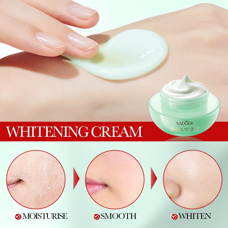 SADOER Natural Vegan Skin Care Moisturizing Brightening Nicotinamide whitening face freckles cream