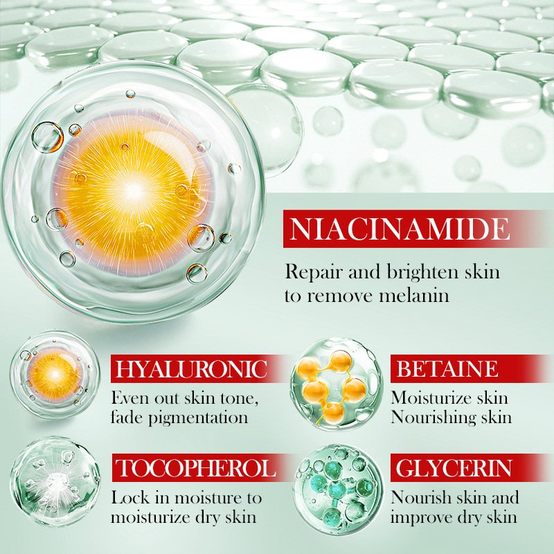 SADOER Natural Vegan Skin Care Moisturizing Brightening Nicotinamide whitening face freckles cream