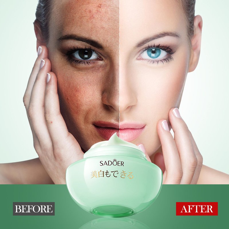 SADOER Natural Vegan Skin Care Moisturizing Brightening Nicotinamide whitening face freckles cream