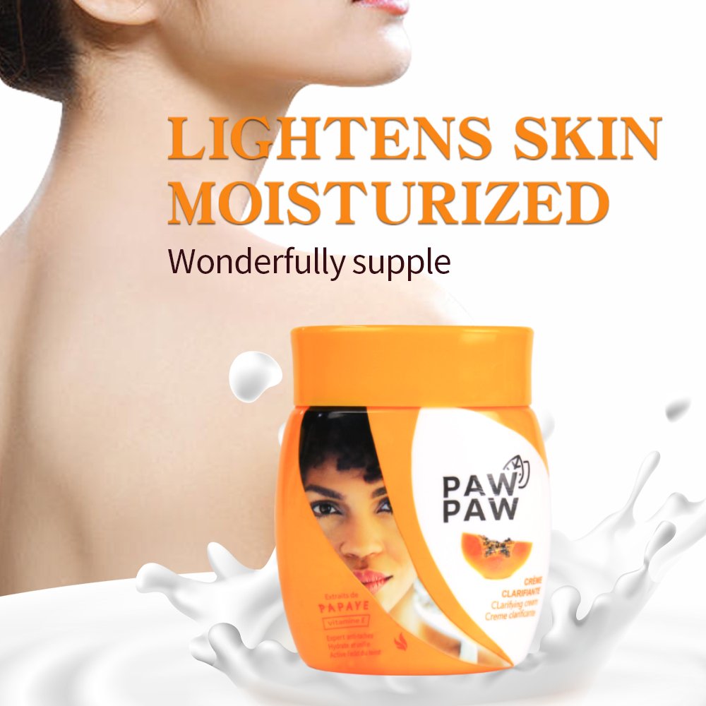 Private label wholesale made in china natural best whitening brightening lotion luxury organic pawpaw moisture face cream
