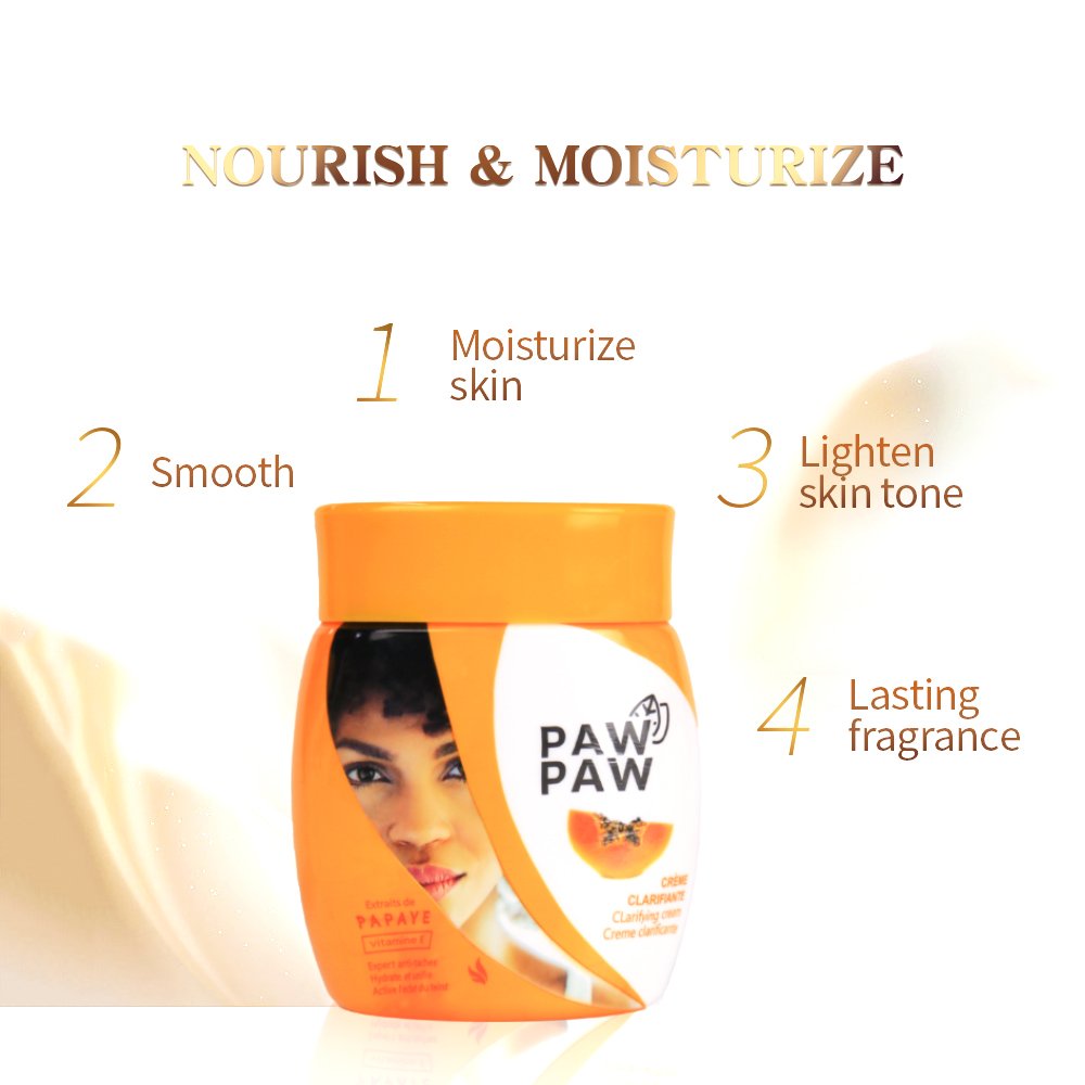 Private label wholesale made in china natural best whitening brightening lotion luxury organic pawpaw moisture face cream