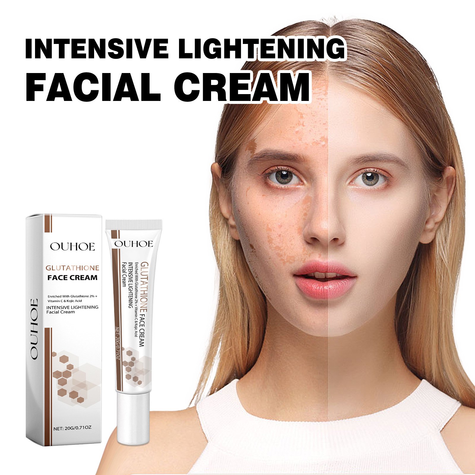 Best selling Face cream Potent skin whitening intensive Lightening Spots Moisturizing Brightening Face cream