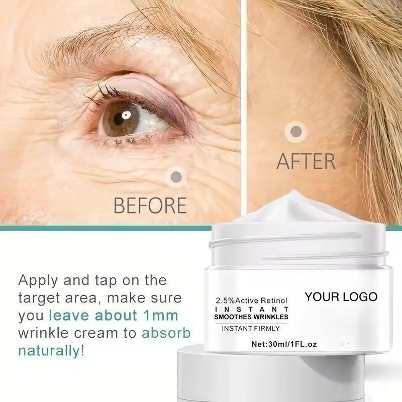 Private label Retinol Skin Care Cosmetics Facial Cream Organic Beauty Whitening Anti Aging Wrinkles Face Cream