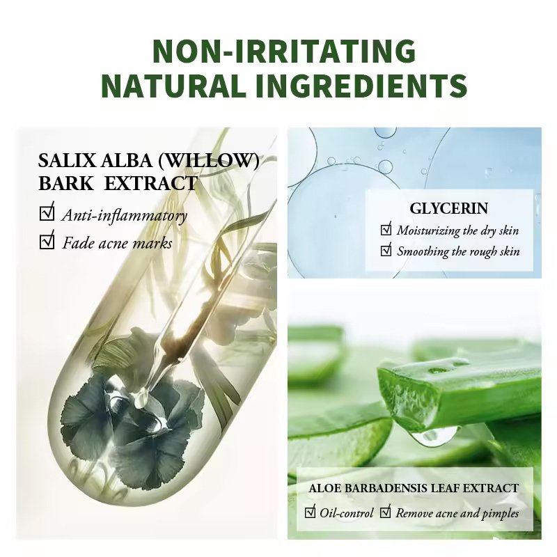 Best Korean Skin Care Natural OEM/ODM Organic Vegan Herbal Anti-Aging Aloe Vera 15 Days Acne Removal Repairing Face Cream