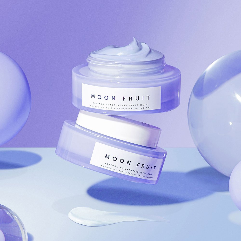 Private Label Vegan Skin Moisturizer Moon Fruit Retinol Alternative Sleep Mask Anti-wrinkle Pore Purifying Clarity Face Cream