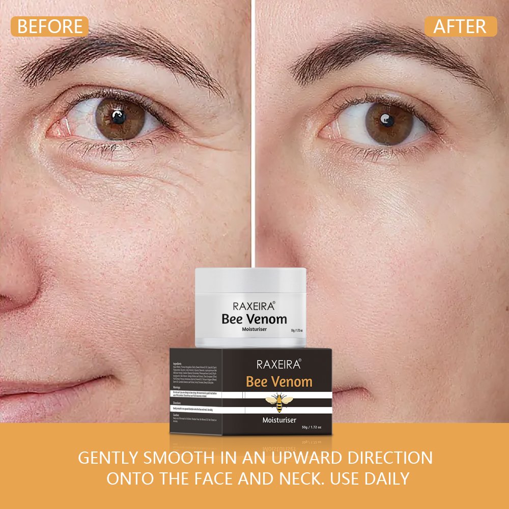 Private Label Antiag Moisturiser Hyadisineg Manuka Honey Royal Jelly Tighten Bee Venom Anti Aging Face Cream