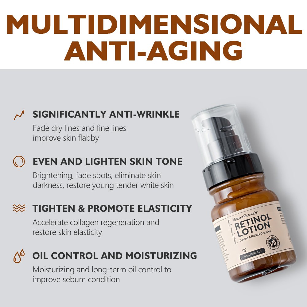 VIBRANT GLAMOUR Retinol Cream Anti Aging Firming Reducing Fine Lines Whitening retinol face lotion