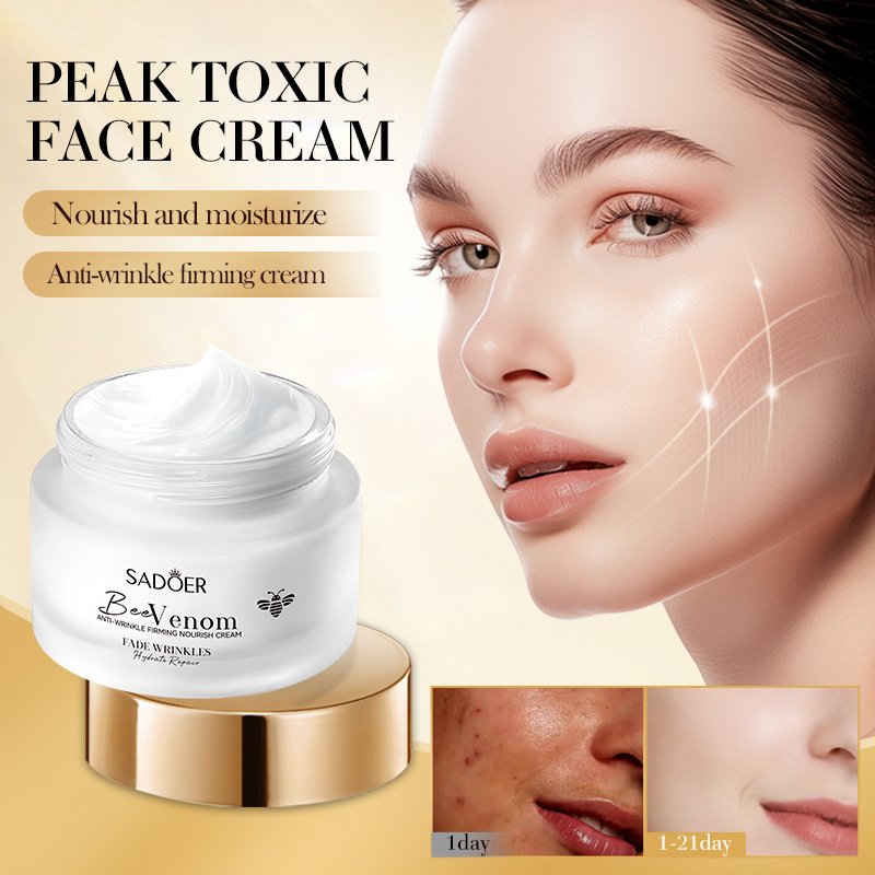 Bee venom anti wrinkle firming nourishing skin beautifying and moisturizing face cream