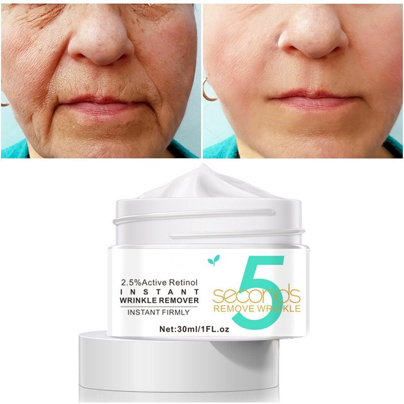 Private label active retinol instant wrinkle remover cream 5 seconds lifting firming anti aging face cream