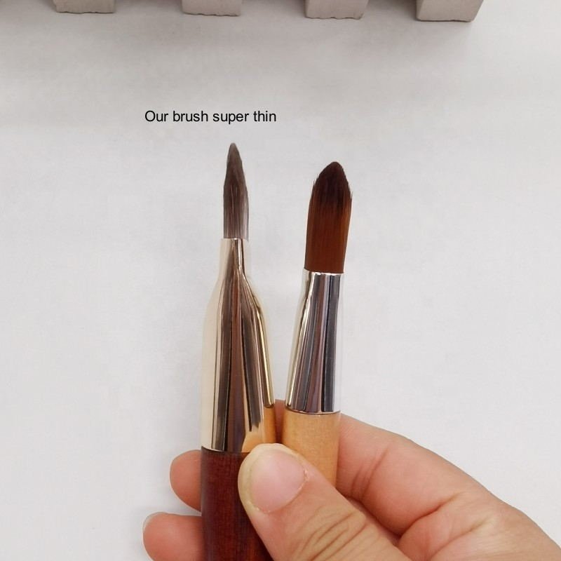 Essential Beauty Tools Wide Foundation Brush High Quality White Oversize Ultra Thin Base BB Cream Liquid Makeup Brush