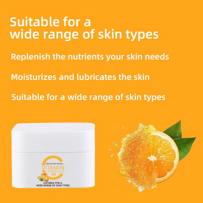 Own brand customizable, natural brightening and smoothing, anti-aging and anti-wrinkle, vitamin C whitening adult face cream