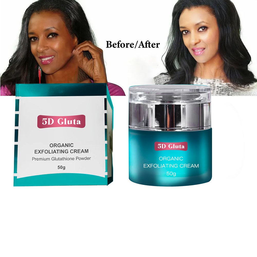 Organic Exfoliaing Cream Premium Glutathione Whitening Bleaching Anti-Tache Face Cream private label face cream