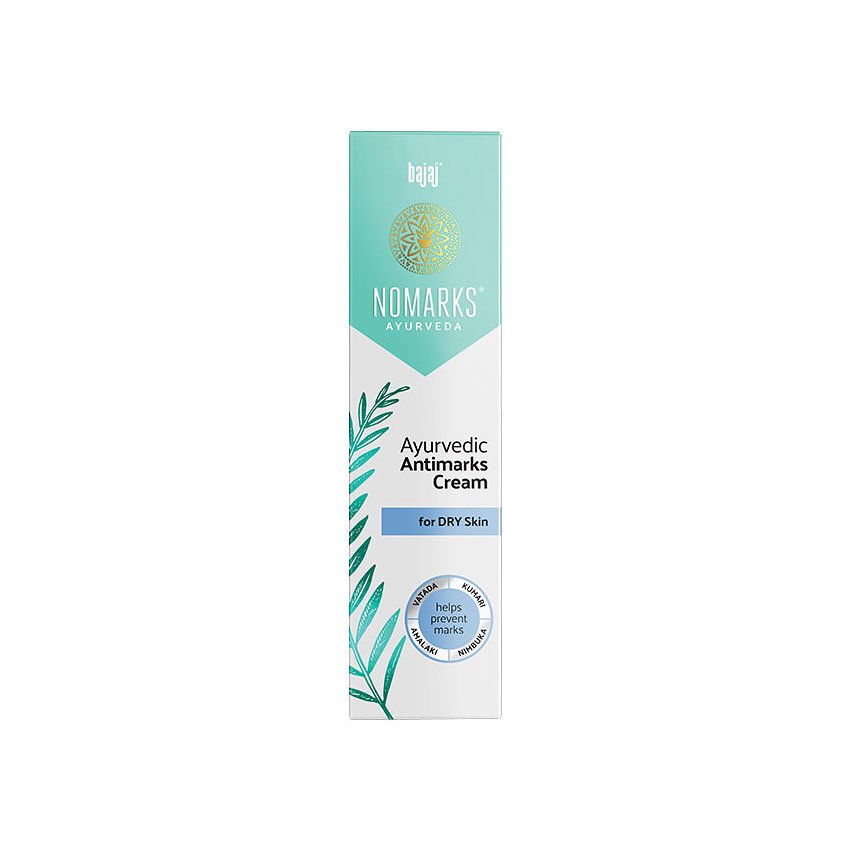 Bajaj Nomarks Ayurvedic Antimarks Cream for Dry Skin Professional Skin Care Whitening Facial Product Acne Treatment