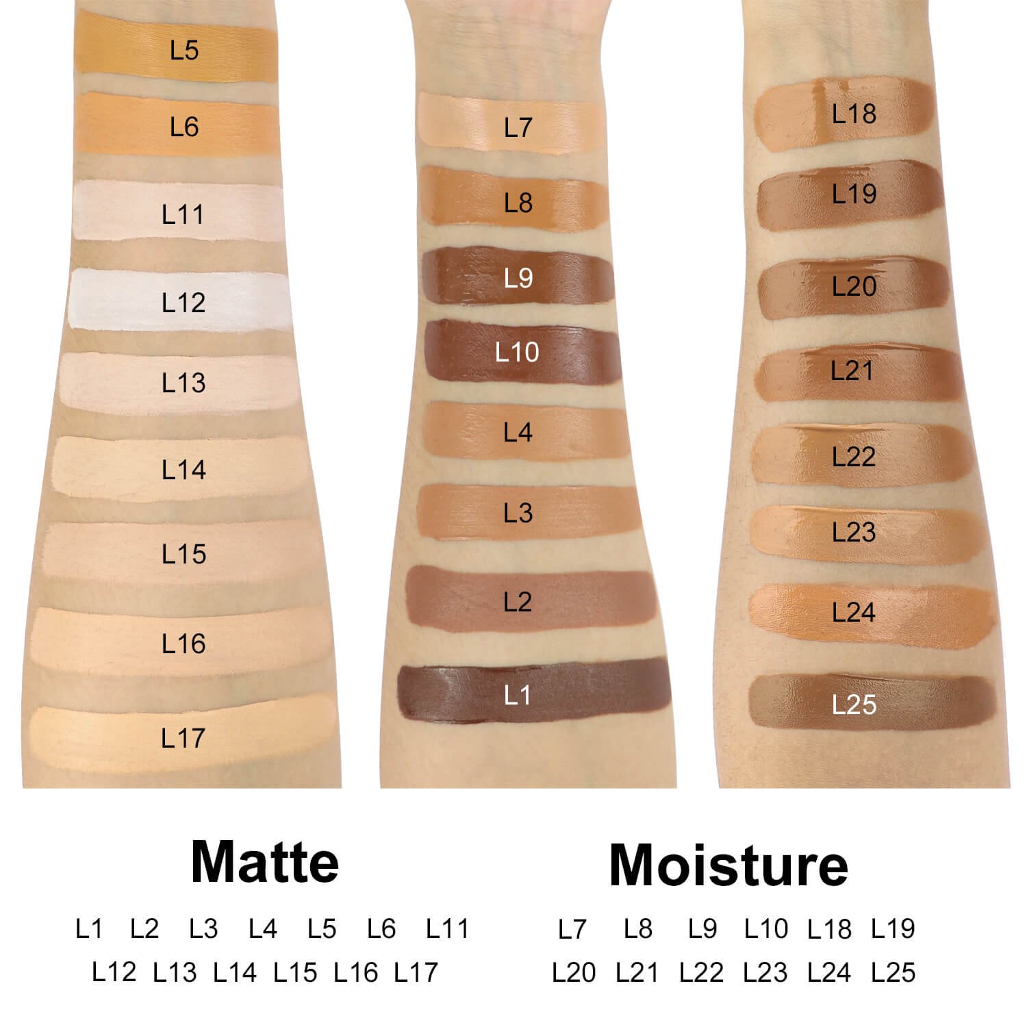 Vegan Make Up Foundation High Quality for Black Women Dark Skin Custom Cream Foundation Private Label