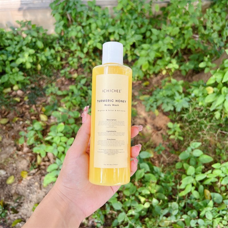 Customized kit lotion private label face skincare serum turmeric body cream with your brand
