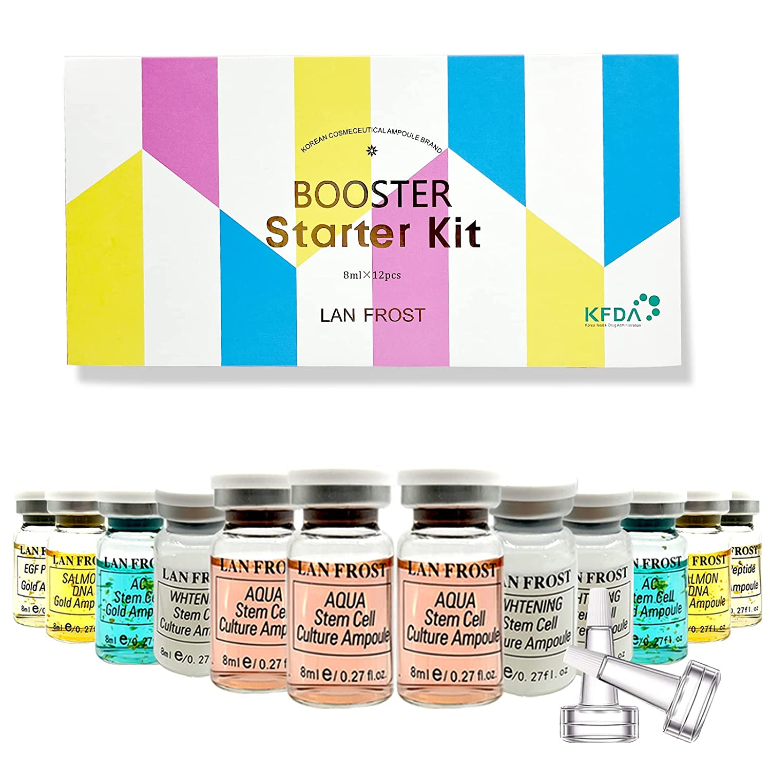 Customized Logo Brand Lanfrost Face Makeup BB Cream Foundation Glow Private Label 8ml*12 Pieces Starter Kit Stayve