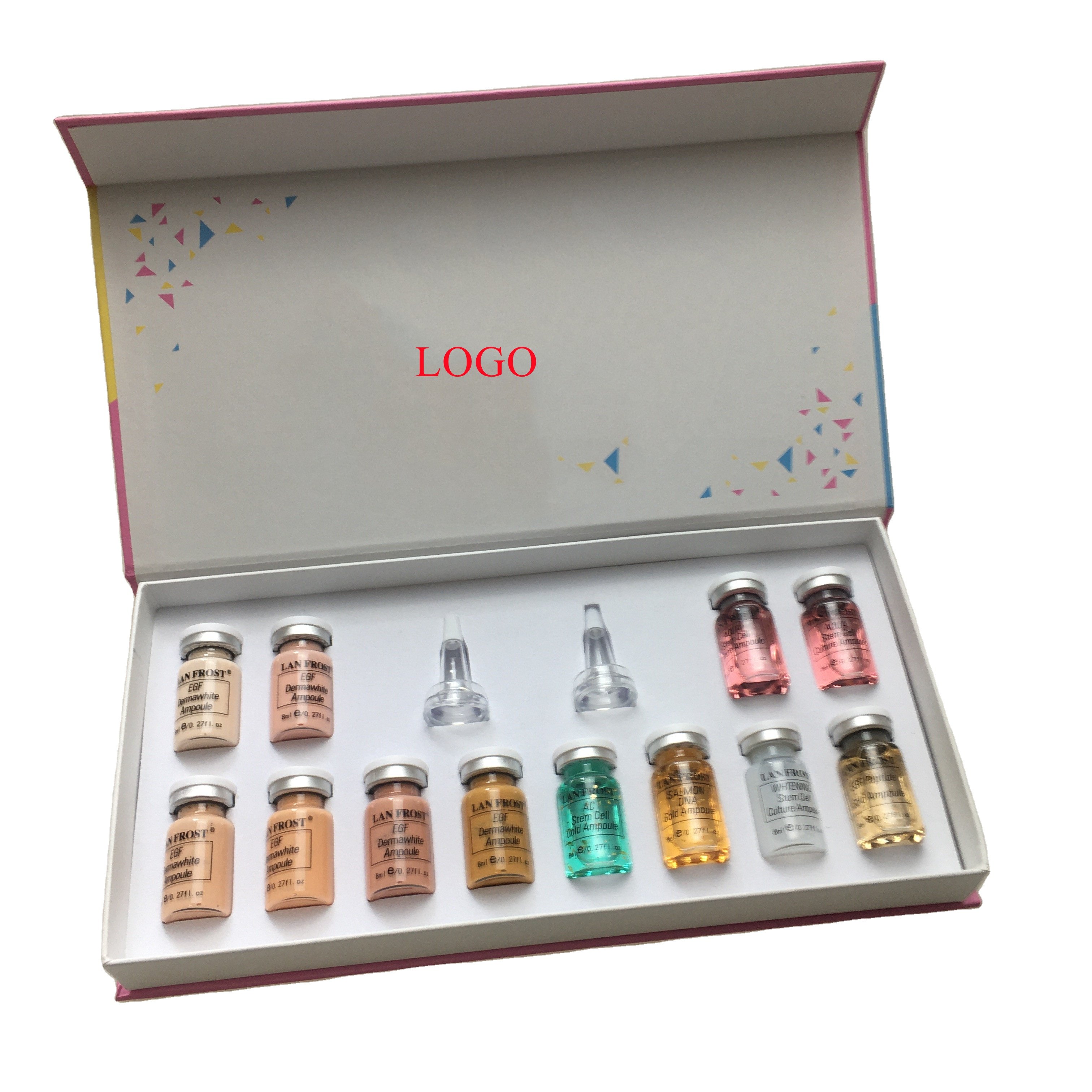 Customized Logo Brand Lanfrost Face Makeup BB Cream Foundation Glow Private Label 8ml*12 Pieces Starter Kit Stayve