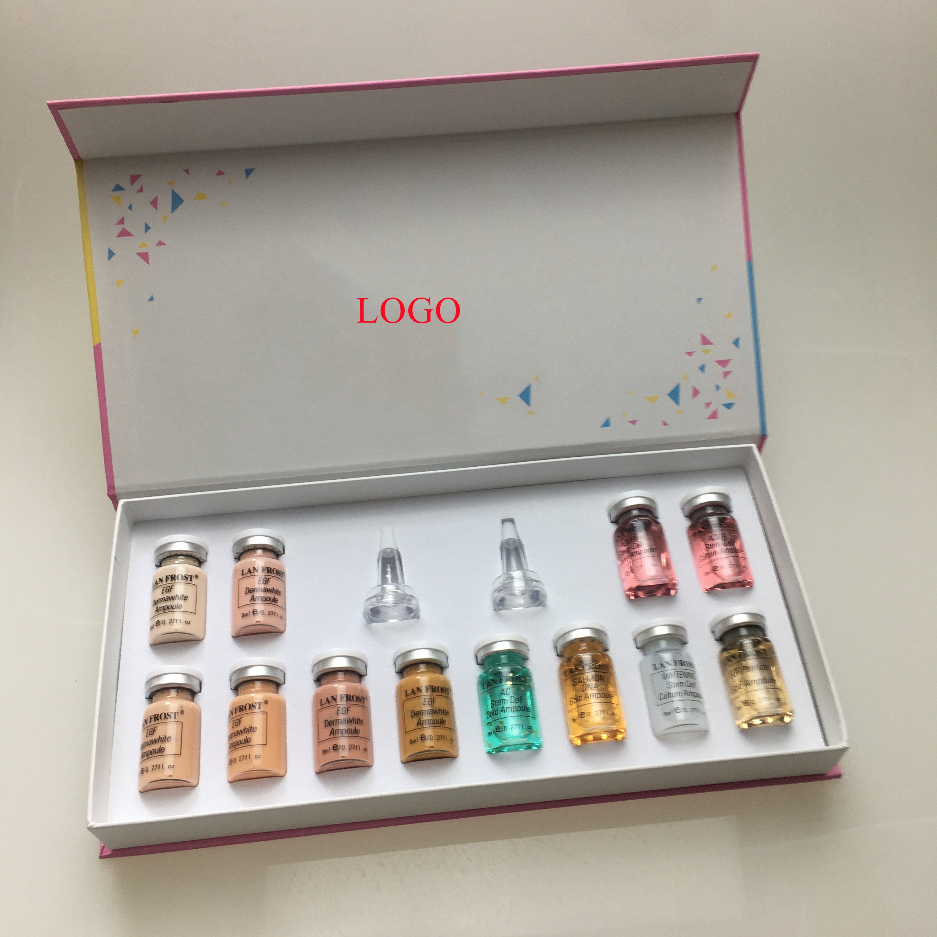 Customized Logo Brand Lanfrost Face Makeup BB Cream Foundation Glow Private Label 8ml*12 Pieces Starter Kit Stayve