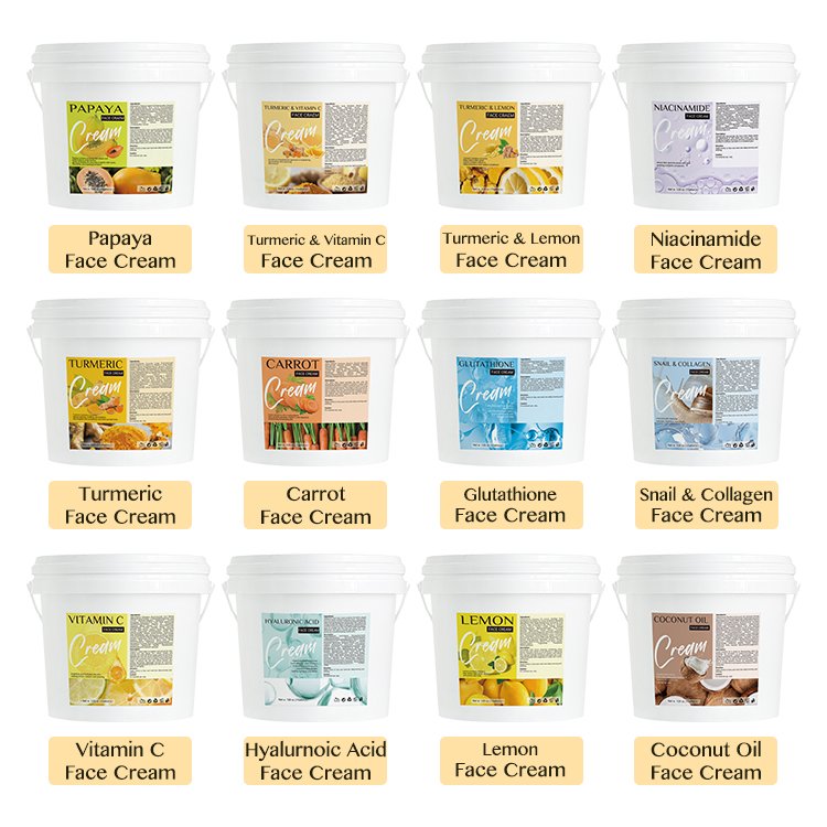 organic gallon cream in big bucket coconut face cream wholesale moisturizing nourishing Beauty & Personal Care Product