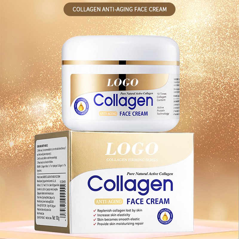 Customized Wholesale Collagen Anti-Wrinkle Cream Care Skin Moisturizing Gentle Collagen Face Cream