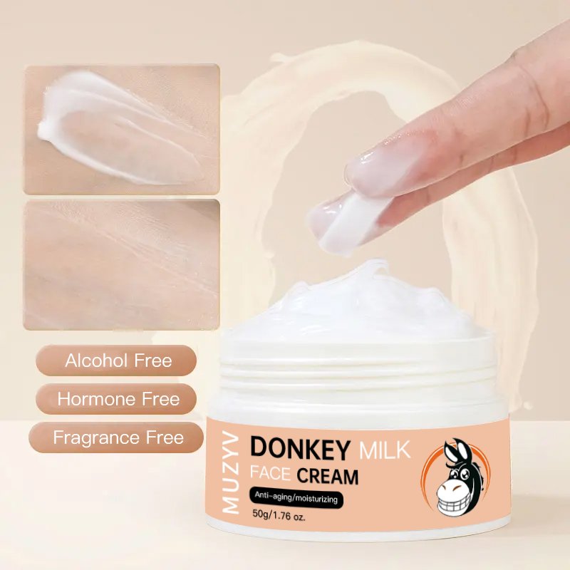 Private Label Skin Care Anti Aging Moisturizing Face Cream Face Firming Whitening Creams Donkey Milk Face Cream