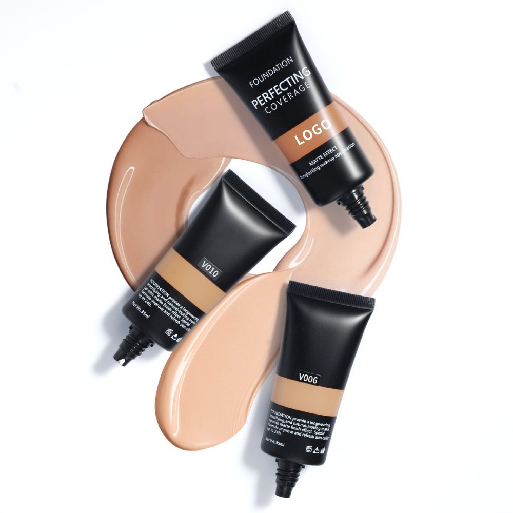 Custom logo private label makeup foundation brighten face makeup concealer cream natural liquid foundation