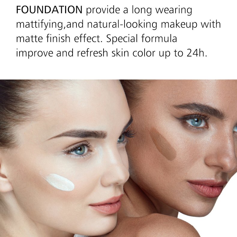 Custom logo private label makeup foundation brighten face makeup concealer cream natural liquid foundation