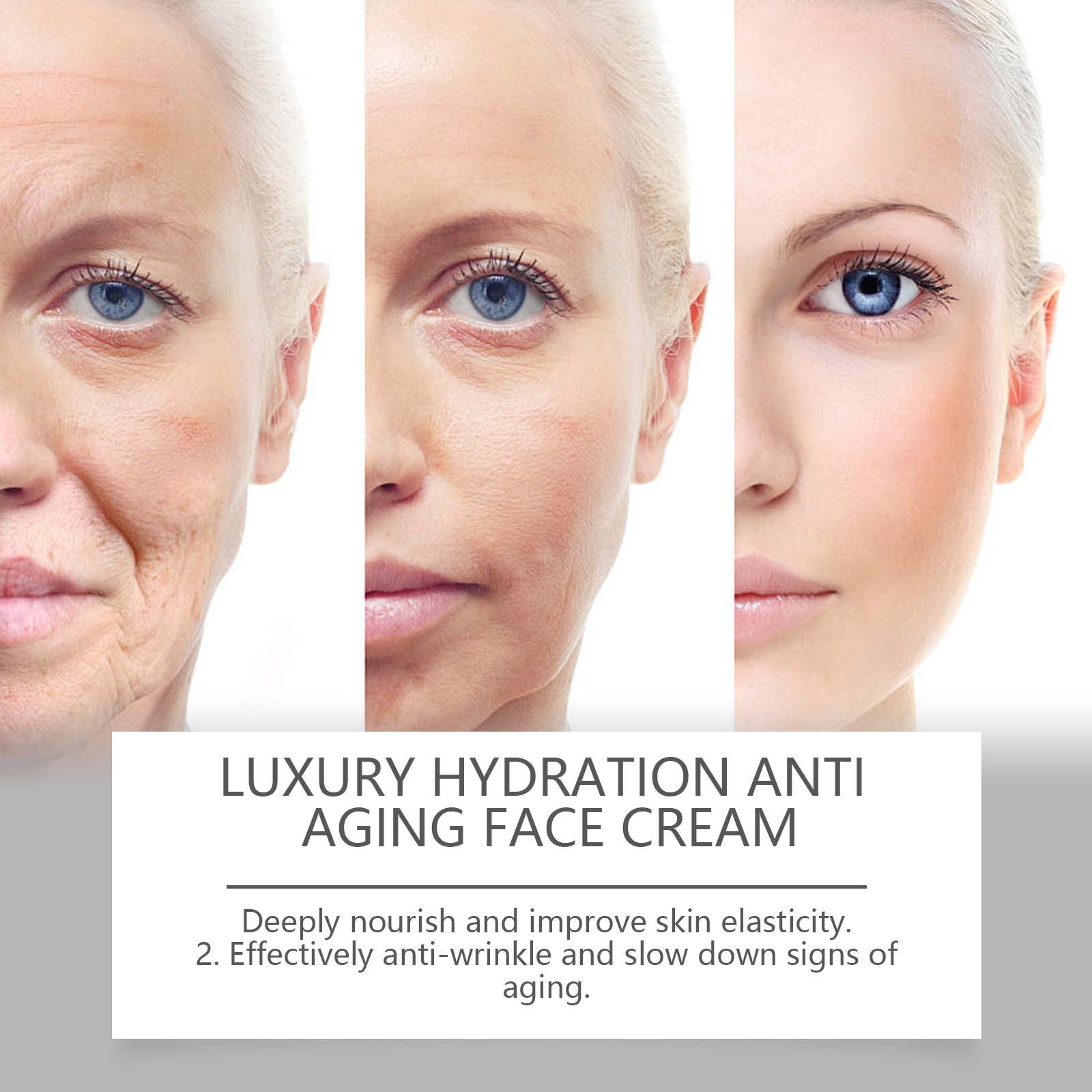 Private label Anti Aging Wrinkle Face Moisturizing VC Retinol Cream Luxury Hyaluronic Acid Anti Wrinkle Face Cream