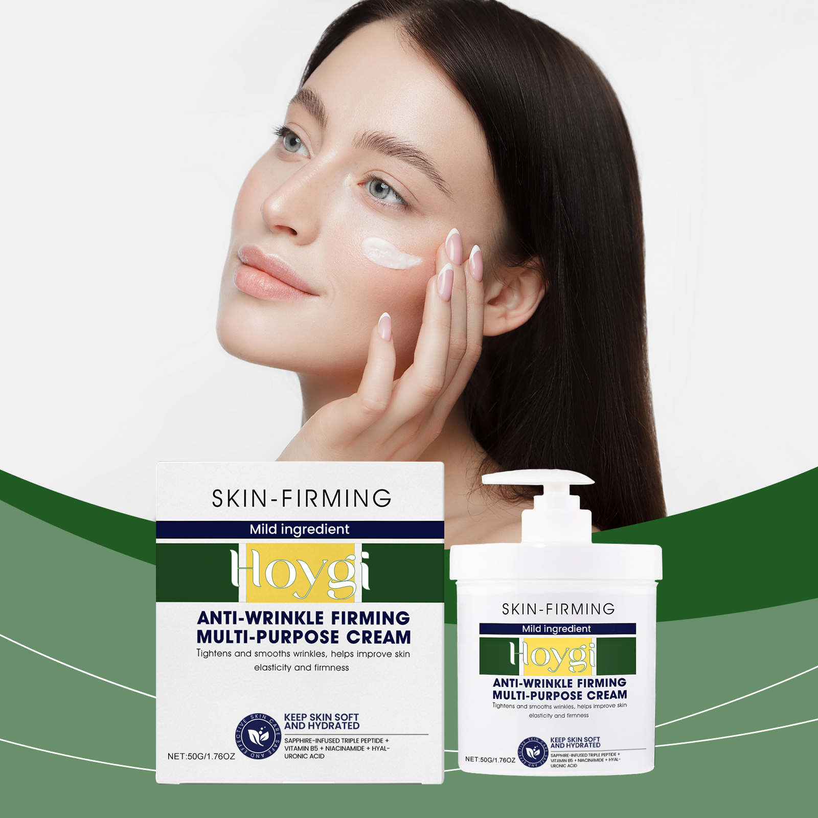 Hoygi Moisturizing Facial Cream Nourishing Repair Moisturizing Cream Smoothing Hydrating Face Cream
