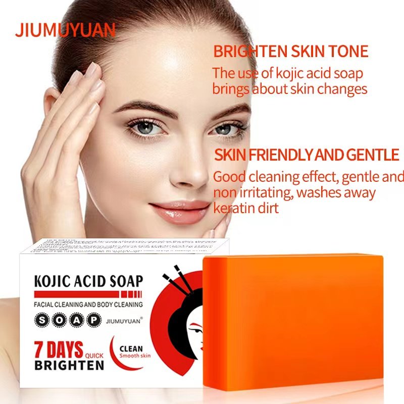 Own Brand Organic Beauty Soap Face and Body Scrub Shower Soap with Kojic Acid for Whitening and Bleaching Black Eye Cream
