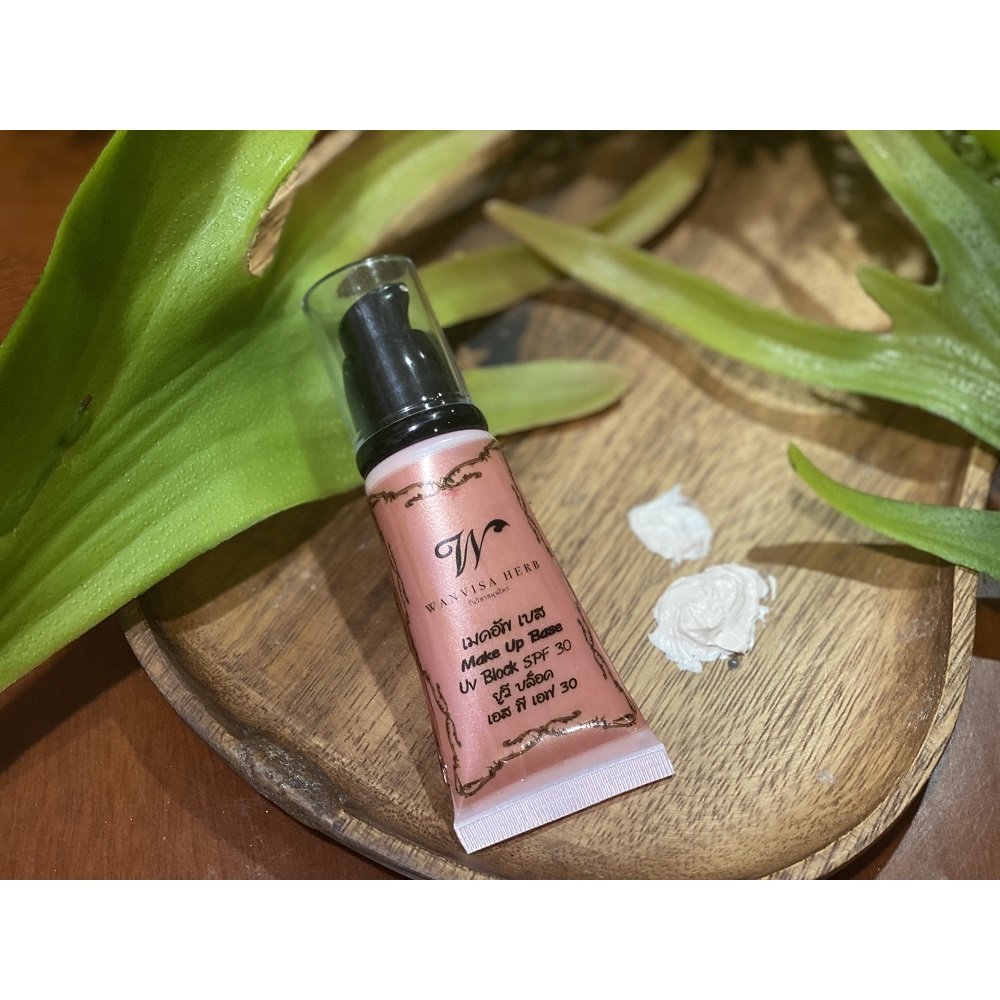 Waterproof Face Makeup Base from Thailand SPF 30 UV Cream with Herbal Ingredients Sunscreen Powder and Spray
