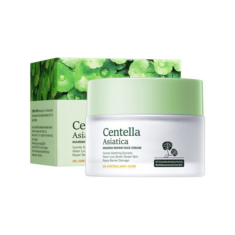 OEM Natural Face Cream With Whitening Nourishing Ingredients Organic Extract 30ml Centella Asiatica Face Cream Repair Day Skin