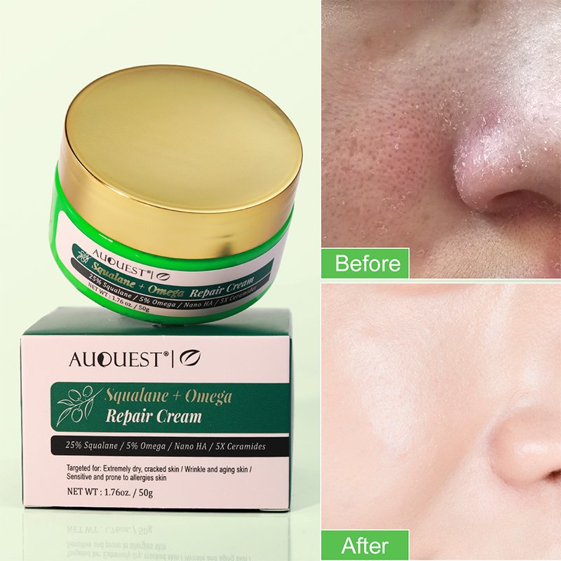 Hot selling Omega repair cream Private label organic Intense Hydration Moisturizer Repair Remove Wrinkles face Cream