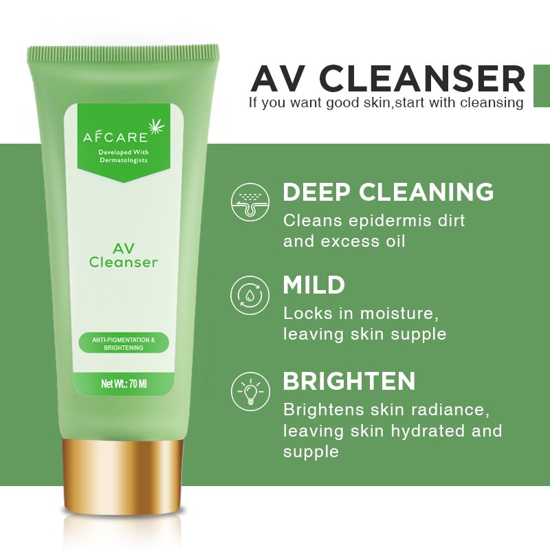 Salicylic acid Facial Cleanser Sulfate-free Moisturizing & Pore Shrinking and Avocado & Vitamin E Cleanser for Face Korean