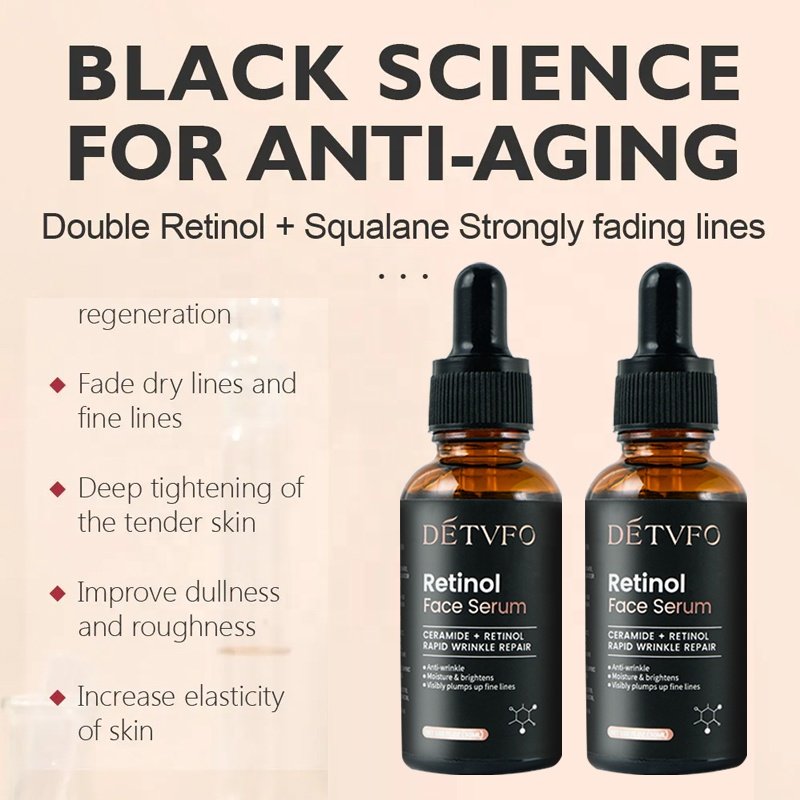 Retinol Face Serum Anti-Aging Firming Moisturizing Korean Anti Aging Facial Retinol Skin Care Serum