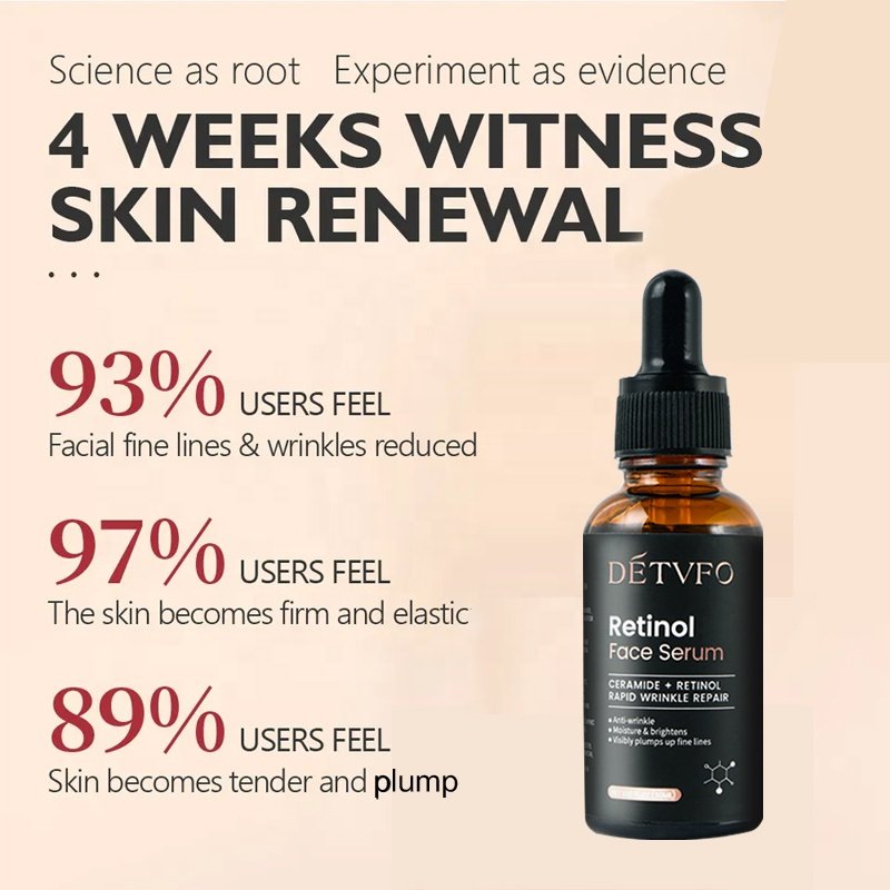 Retinol Face Serum Anti-Aging Firming Moisturizing Korean Anti Aging Facial Retinol Skin Care Serum