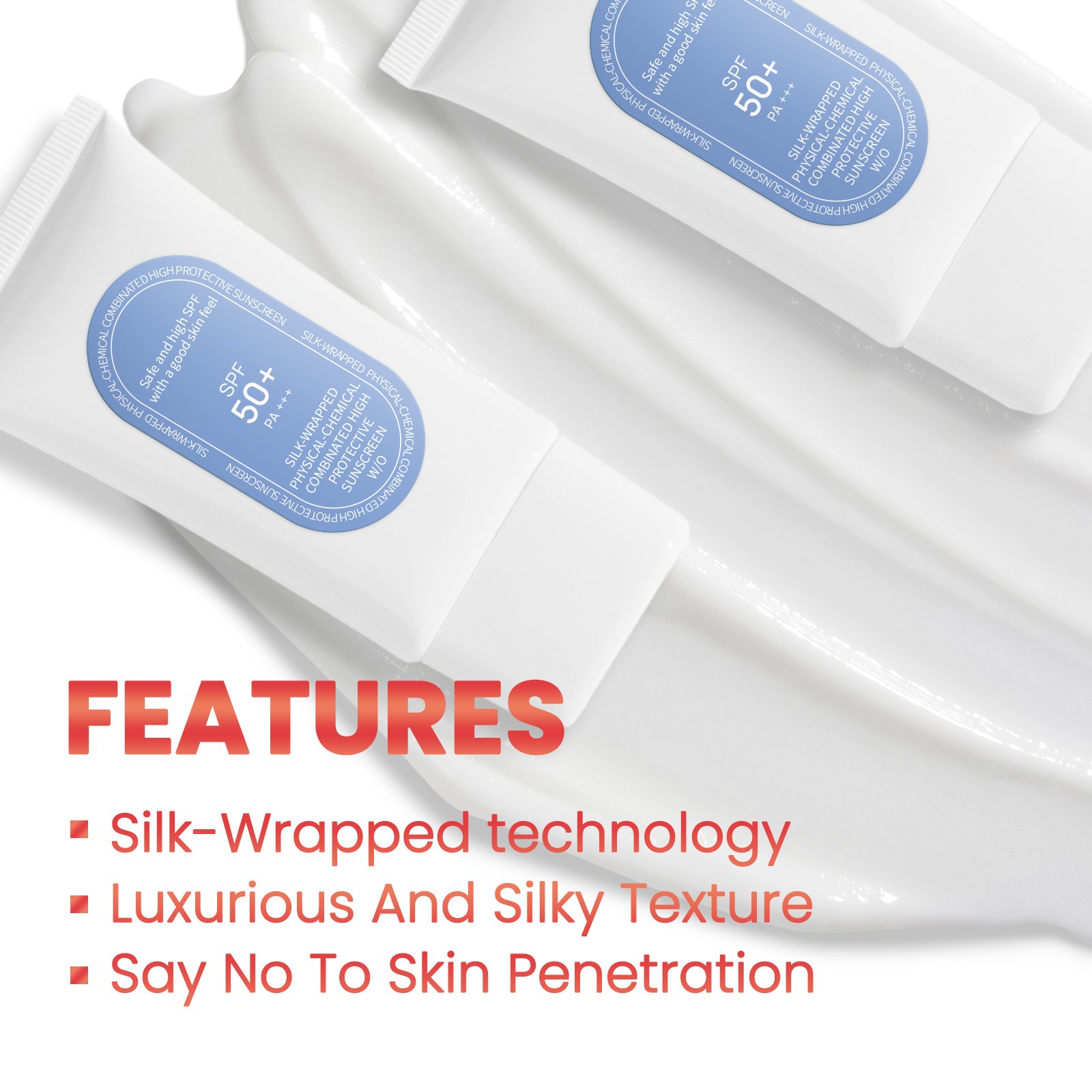 Totally invisible weightless scentless formula spf 50 moisturizer face oil-free unseen sunscreen for face