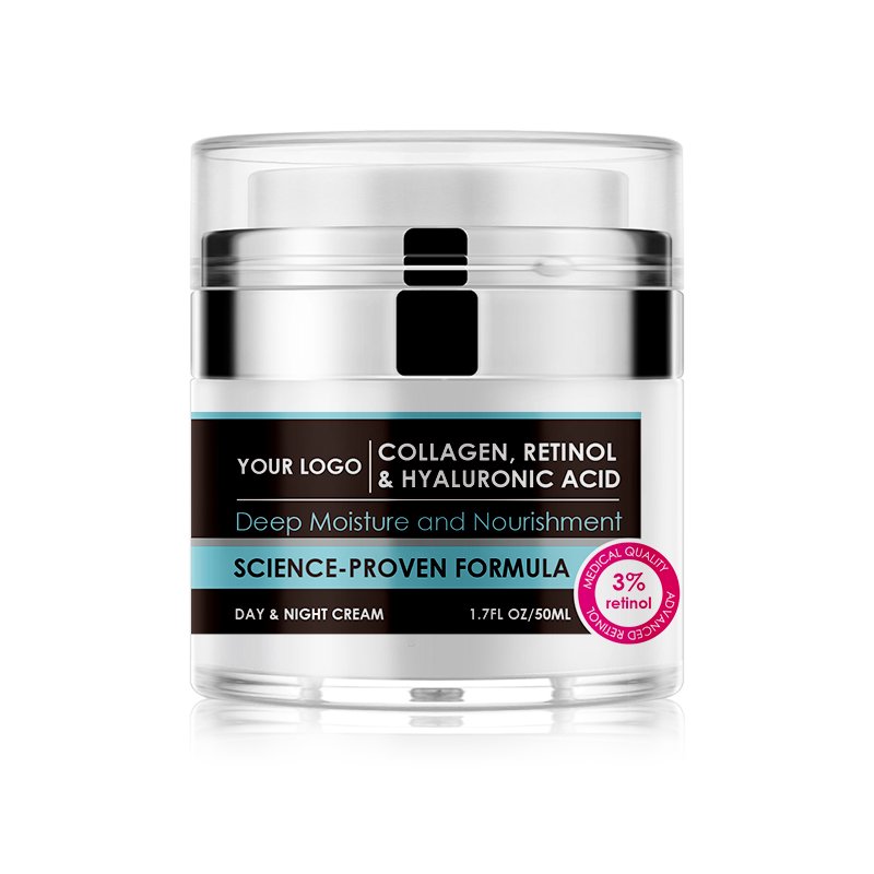 Private Label Anti Aging Wrinkle Removal Dark Spot Bleaching Whitening Collagen Retinol Vitamin C Face Cream Freckle Cream