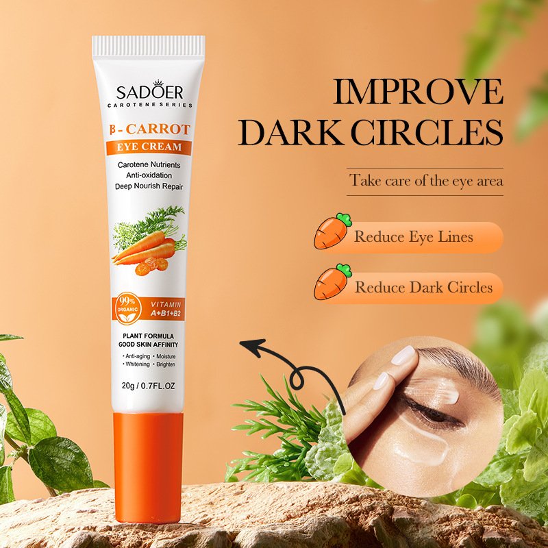 Brightening Carrot Carotene Skin Care Set With Face Cleanser Toner Lotion Facial Serum Cream Moisturizer Eye Cream Mask Lip Balm