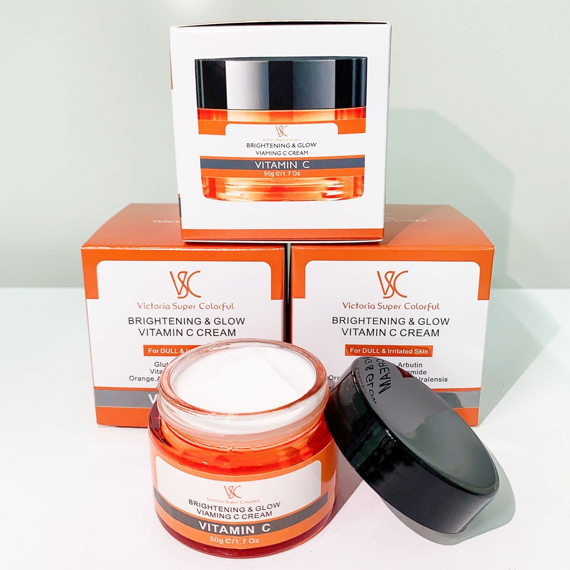 Vitamin C Face Cream Whitening Moisturizer Anti Wrinkle Skin Care Cream