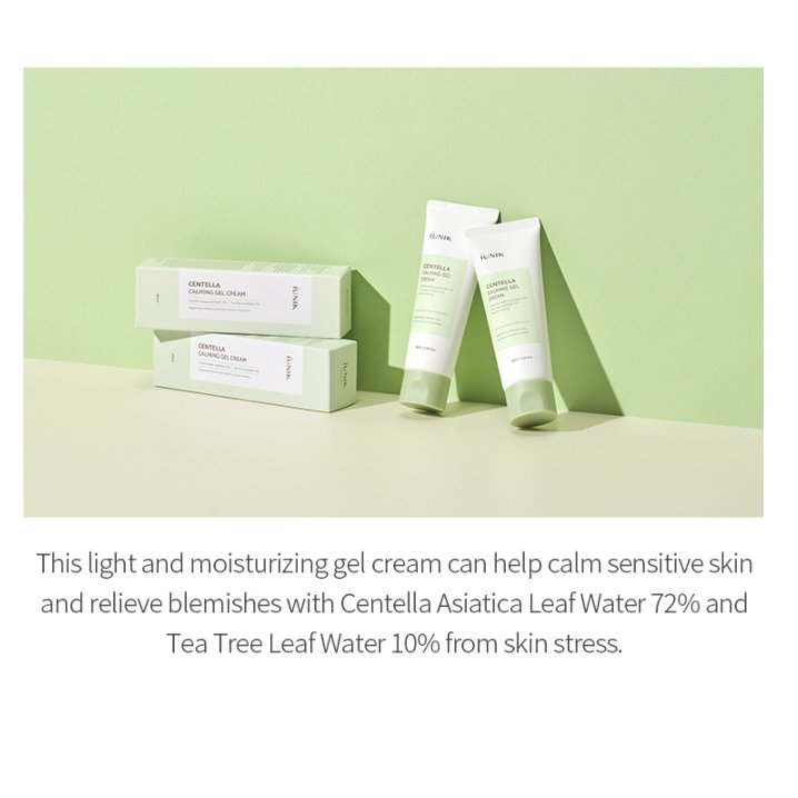 IUNIK Centella Calming Gel Cream Vegan face moisturizer face cream moisturizer for dry skin moisturizing cream