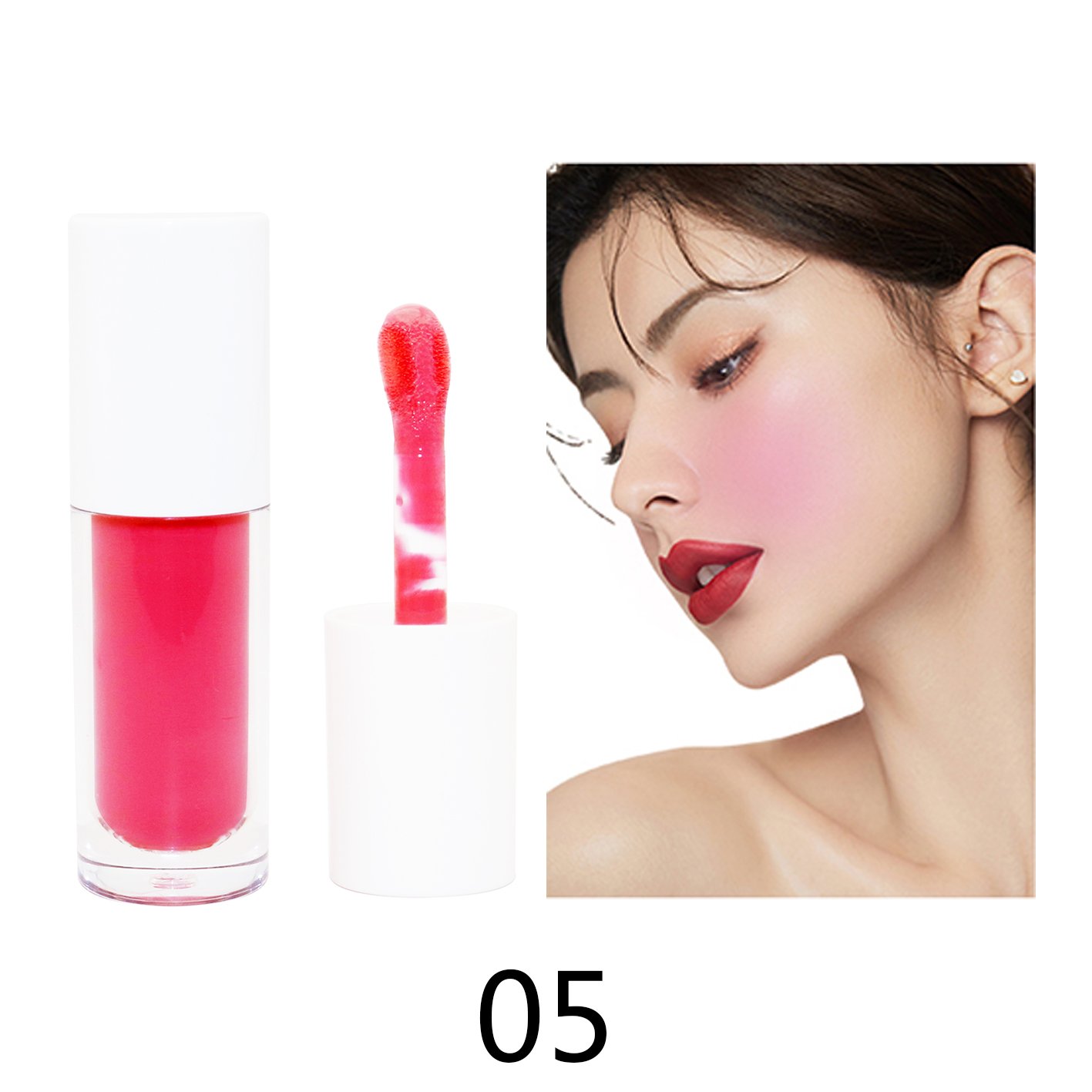 Wholesale Factory Long-lasting Waterproof Easy to color Sweat-proof Color Pigmented Private Label Blush Stick Face Cream Blush