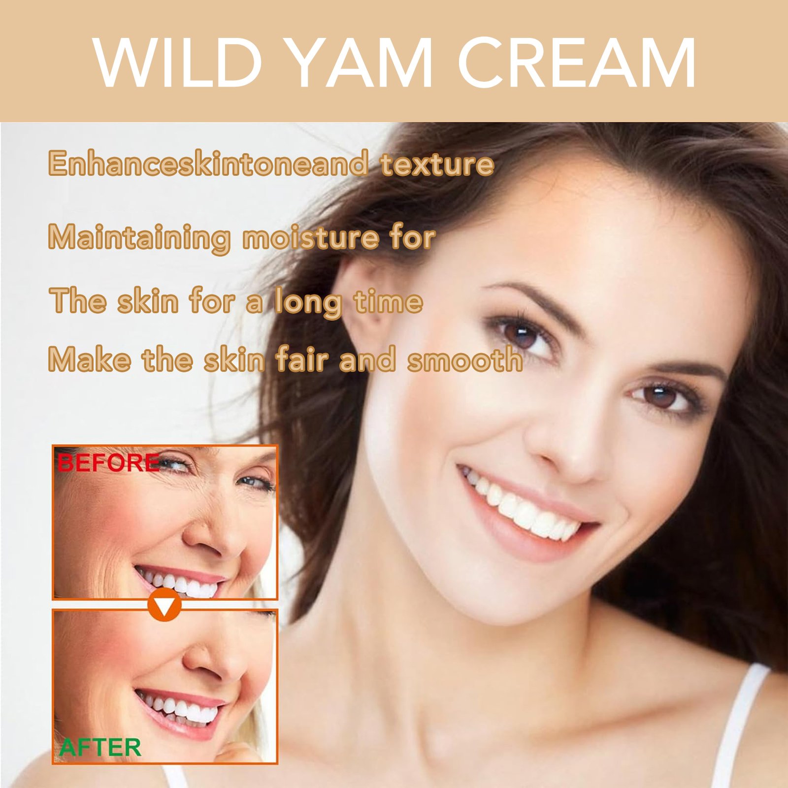 Wholesale Hot Sale Skin Moisturizer Anti Aging Face Wrinkle Remover Cream Wild Yam Cream nourishing face cream
