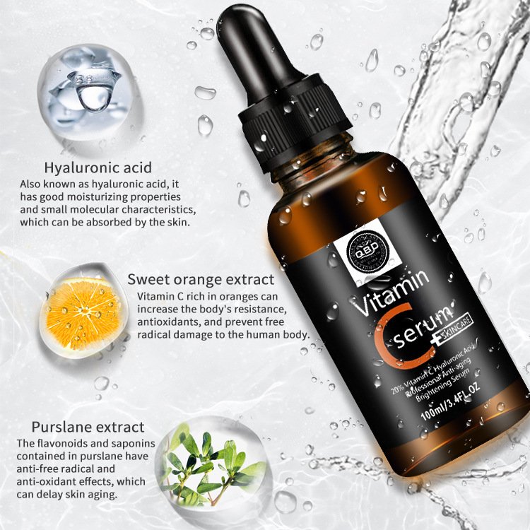 Private Label Brand Vitamin C Serum Kojic Acid Serum VC Cream Skin Care Remove Dark Spots Salud y Belleza Whitening Face Secrum