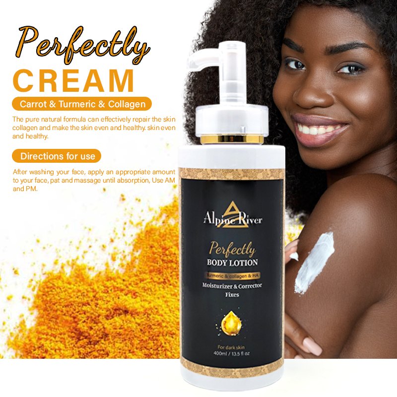 Private Label Luxury Organic Vitamin C Body Lotion Care Products Repair face cream Skin Care Set