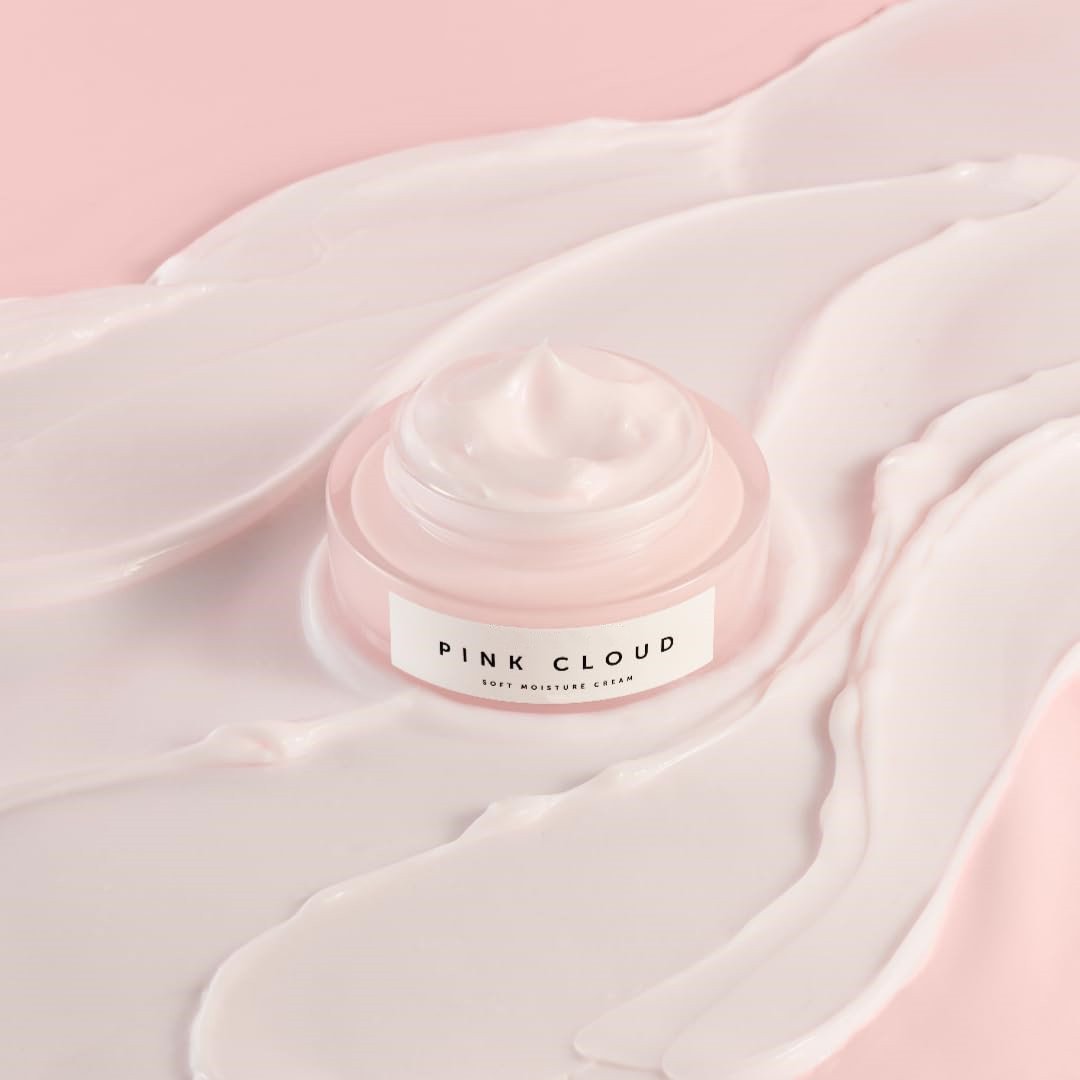 Private Label Pink Cloud Plumping Hydrating Smoothing Best Face Cream for Fair Skin Glowing Skin with Tremella Mushroom
