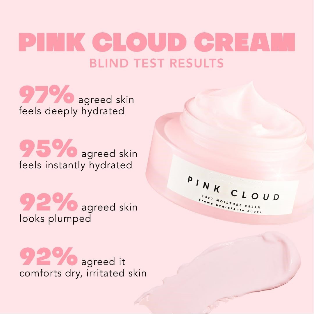 Private Label Pink Cloud Plumping Hydrating Smoothing Best Face Cream for Fair Skin Glowing Skin with Tremella Mushroom