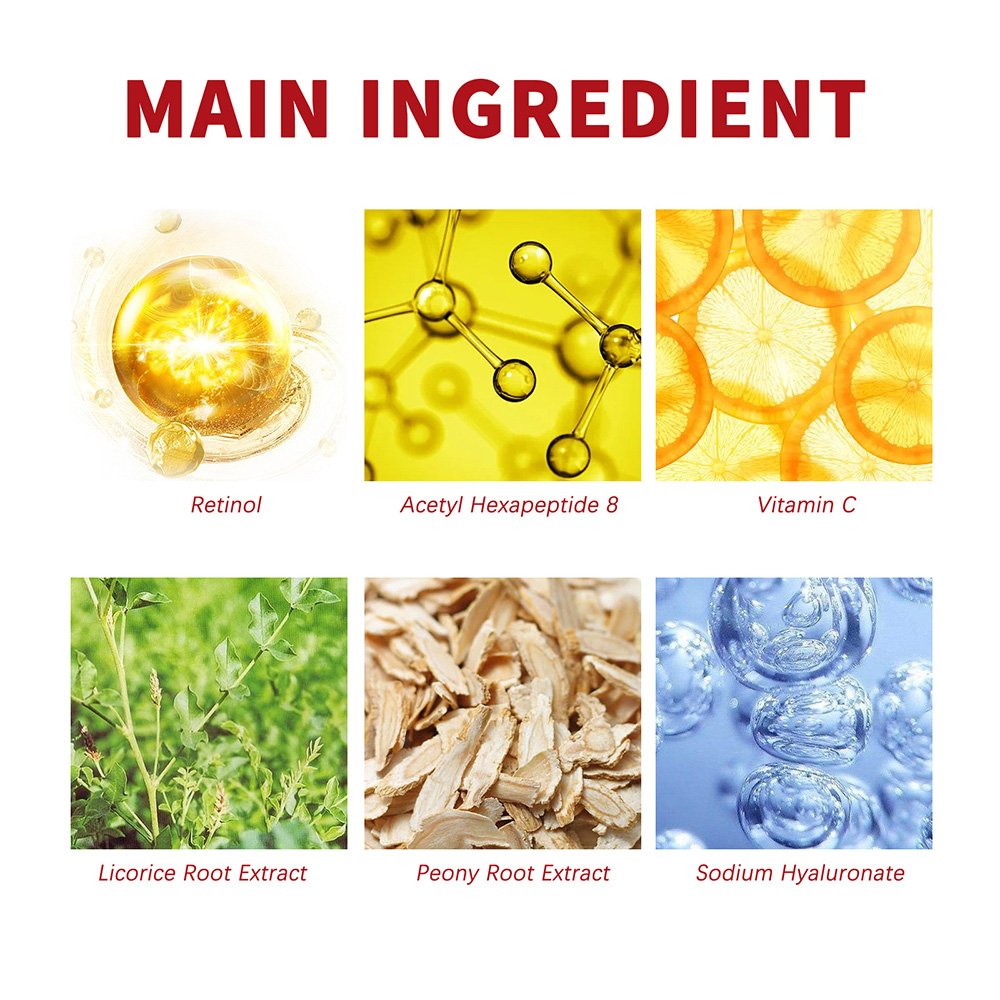 Facial Cream Anti Wrinkle Lightening Fine Lines Tightening Pore Moisturizing Anti Aging Retinol Collagen Complex Face Cream