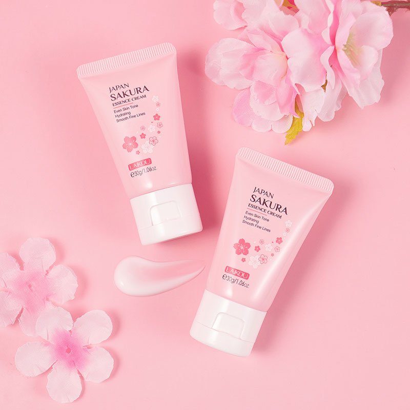 LAIKOU Cherry Blossom Moisturizing Essence Cream 30g hydrating moisturizer face cream wholesale