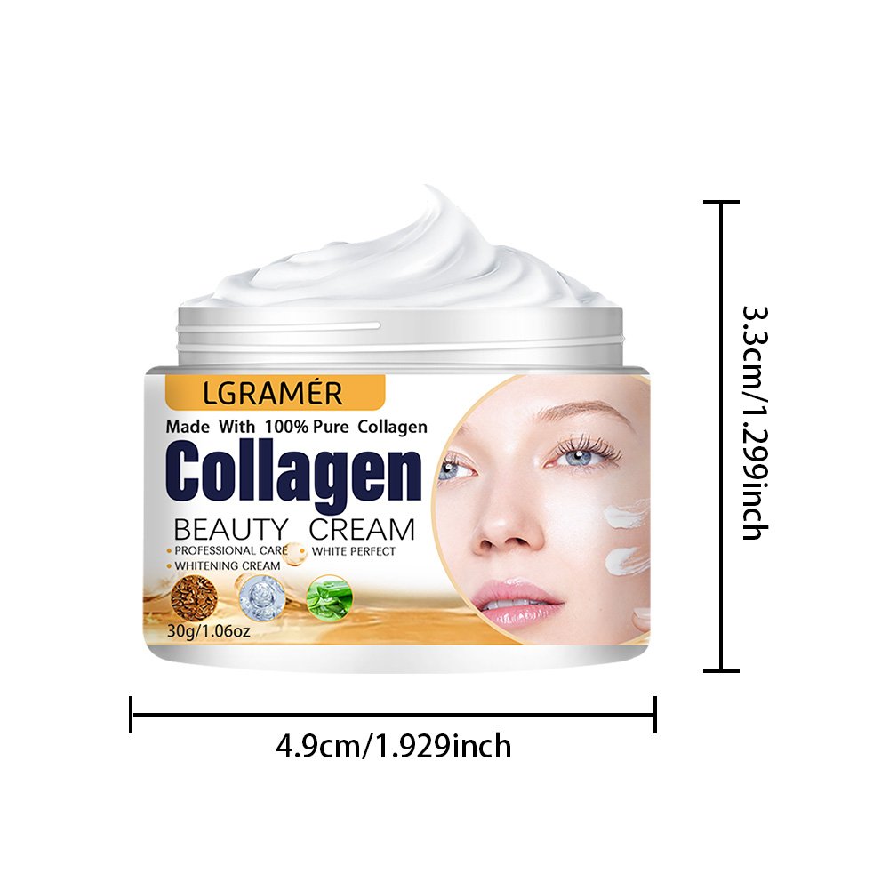 Natural Face Wrinkle Removal Anti Aging Face Cream Moisturizer 100% Pure Collagen Cream